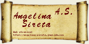 Angelina Sireta vizit kartica
